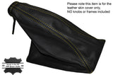YELLOW STITCH LEATHER HANDBRAKE GAITER FITS TOYOTA LAND CRUISER LJ70 1984-1990