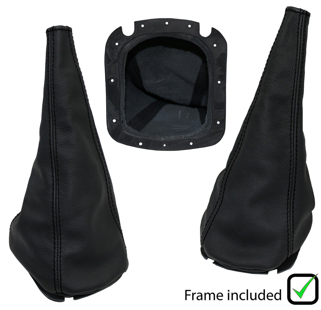 BLACK STITCH RUBBER REPLACEMENT LEATHER GEAR +PLASTIC FRAME FITS MAZDA B 94-04