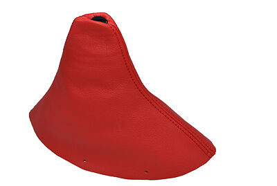 FITS FORD FIESTA MK6 MK7 FUSION GEAR GAITOR RED 2002-2008 RED STITCH CUSTOM NEW