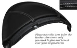 WHITE STITCH SPEEDO HOOD LEATHER SKIN COVER FITS MERCEDES SPRINTER 2000-2006
