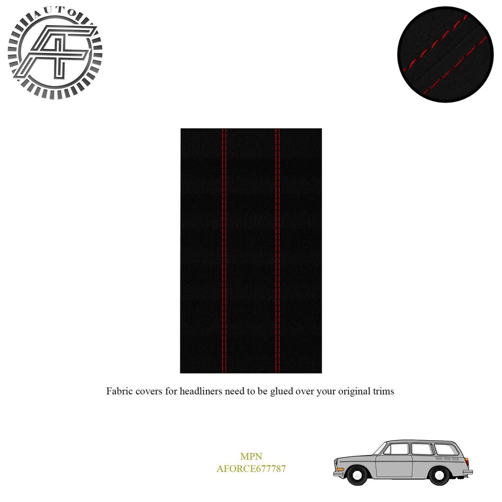 LUXE SUEDE CUSTOM HEADLINER COVER FOR VOLKSWAGEN TYPE 3 2-DOOR ESTATE 1961-1973