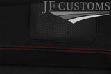 D RED STITCH ITALIAN LEATHER TOP DASH DASHBOARD COVER FITS TOYOTA HILUX 78-83