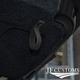BLACK LEATHER TAILGATE BOOT PULL STRAP HANDLE FITS FIAT 500 ABARTH 07-16