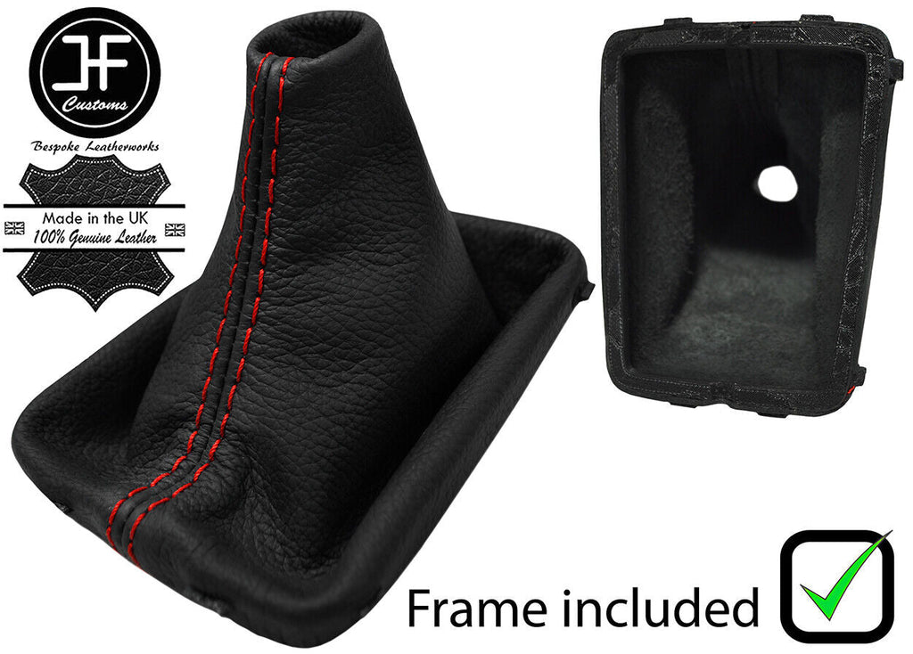 RED STITCH LEATHER MANUAL GEAR+PLASTIC FRAME FITS VOLVO S80 MK2 2006-2015