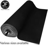 BLACK LUXE-SUEDE QUALITY CRAFTS AUTOMOTIVE FABRIC LUXURIOUS 200cm x 150cm