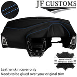 L BLUE STITCH ITALIAN LEATHER DASH DASHBOARD COVER FOR FORD FOCUS MK3 11-18