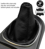 BLACK TOP GRAIN REAL LEATHER GEAR GAITER FITS HONDA INTEGRA DC5 2002-2006