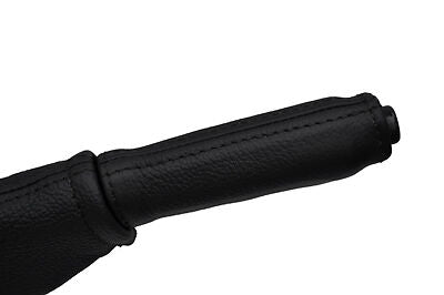 black stitch FITS RELIANT SCIMITAR  LEATHER HANDBRAKE HANDLE COVER CUSTOM NEW