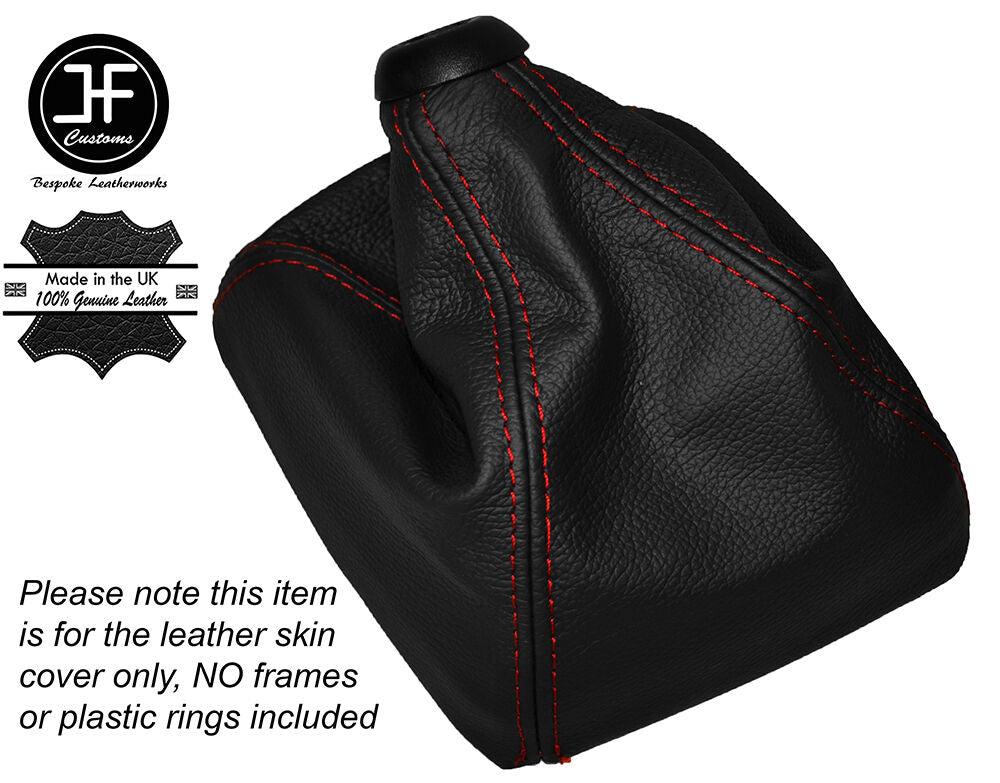 RED STITCH LEATHER MANUAL GEAR GAITER FITS AUDI 5000 QUATTRO TURBO 1984-1988