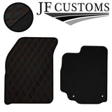 TAN DIAMOND STITCH VINYL 4X TAILORED FLOOR CARPETS FOR SUZUKI SX4 MK1 06-13