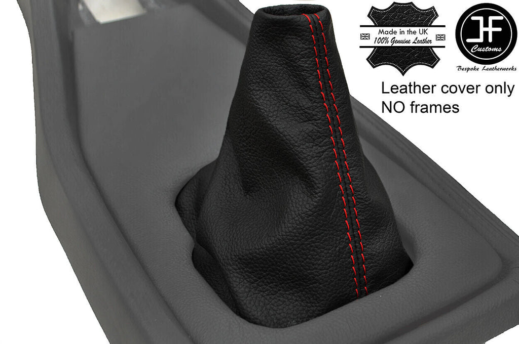 red stitching FITS TRIUMPH TR7 TR8 1976-1981 LEATHER GEAR GAITER CUSTOM NEW