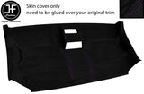 PURPLE STITCH FRONT ROOF HEADLINING LUXE SUEDE COVER FITS VW T5 TRANSPORTER