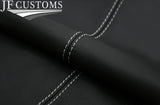 WHITE STITCH LEATHER REAR QUARTER PANEL COVERS FITS MITSUBISHI GTO 3000 GT