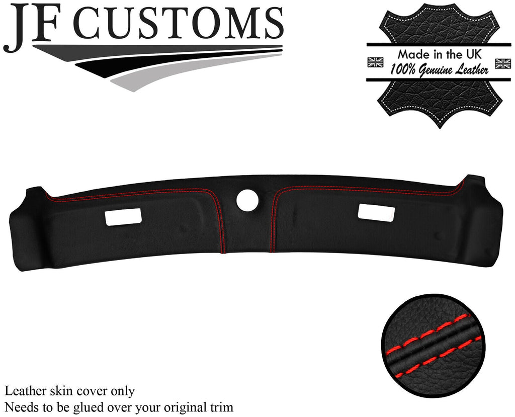 RED STITCH FRONT ROOF PANEL LEATHER COVER FITS SMART FORTWO 450 98-07 CABRIO