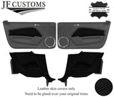 BLACK STITCH 4X FRONT DOOR TRIM+ARMREST+REAR DOOR COVERS FOR FORD MUSTANG 10-14