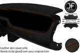 BROWN STITCH DASH DASHBOARD REAL LEATHER COVER FITS FORD MUSTANG 2010-2014