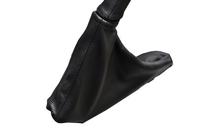 black stitching FITS VAUXHALL INSIGNIA 08+ LEATHER HANDBRAKE GAITER CUSTOM NEW
