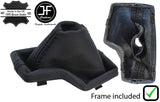 BLACK STITCH LEATHER AUTOMATIC GEAR GAITER + PLASTIC FRAME FOR BMW X3 E83 03-10