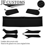 GREY STITCH LEATHER COVERS FOR CORVETTE C6 05-13 FULL INTERIOR RECOVERY KIT