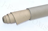 CREAM LEATHER 25cm x 50cm QUALITY TOP GRAIN GENUINE LEATHER CRAFTS AUTOMOTIVE