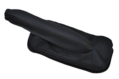 FITS VOLKSWAGEN T25 BUS VAN black stitching LEATHER HANDBRAKE GAITER CUSTOM NEW