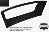 BLACK STITCH INSTRUMENT SPEEDO CLUSTER SKIN COVER FITS VW SCIROCCO MK2 81-92