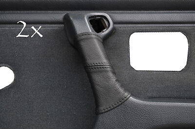 3 SERIES FITS BMW E30 81-91 2X DOOR HANDLE COVERS black CUSTOM NEW MADE IN UK