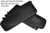 BLACK STITCH FITS HONDA S2000 99-09 2X SUN VISORS LEATHER COVERS CUSTOM NEW