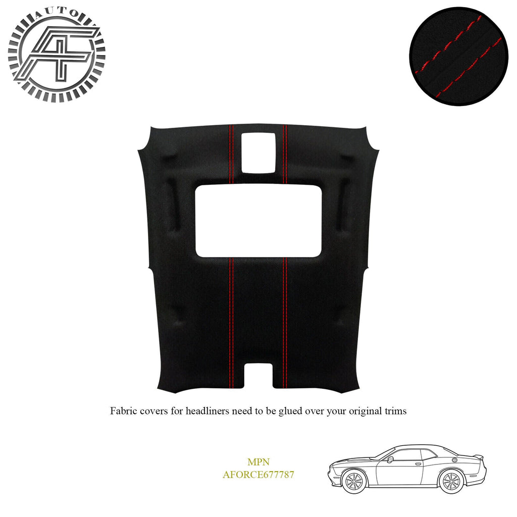 LUXE SUEDE HEADLINER COVER FITS DODGE CHALLENGER 2008-2017 CUSTOM NEW MADE IN UK