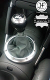 GREY TOP GRAIN LEATHER FITS AUDI TT MK1 1998-2006 GEAR GAITER SHIFT BOOT