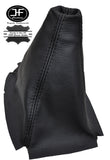 BLACK STITCHING MANUAL LEATHER GEAR GAITER FITS HONDA CIVIC MK3 88-91 CUSTOM NEW