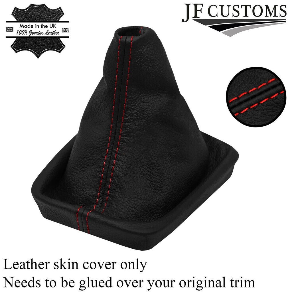 RED STITCH LEATHER MANUAL GAITER SHIFT BOOT COVER FITS VW GOLF PLUS 05-09