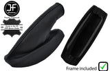 BLACK STITCH LEATHER HANDBRAKE GAITER + PLASTIC FRAME FOR VAUXHALL OPEL VX220