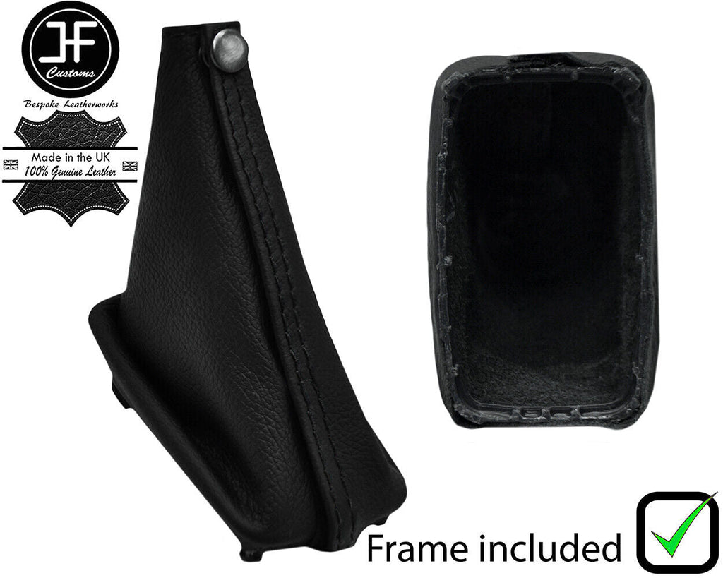 BLACK STITCH LEATHER AUTOMATIC GEAR+ PLASTIC FRAME FOR RENAULT SCENIC MK1 96-03