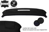 BLUE STITCH TOP DASH DASHBOARD PAD REAL LEATHER COVER FITS CORVETTE C3 70-76
