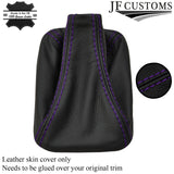 FITS TOYOTA MR2 MK2 LEATHER GEAR GAITER SHIFT BOOT PURPLE STITCH CUSTOM NEW