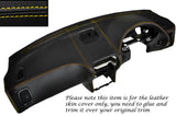 YELLOW STITCH DASH DASHBOARD LEATHER COVER FITS HONDA INTEGRA DC2 93-01