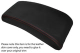 RED STITCHING ARMREST LID LEATHER SKIN COVER FITS CITROEN XM CUSTOM NEW