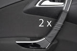 white stitching FITS VAUXHALL OPEL ASTRA J MK6 09+ 2X FRONT DOOR HANDLE COVERS
