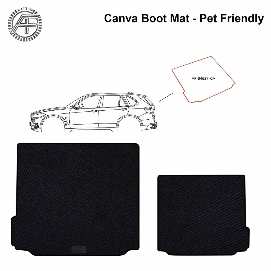 FOR BMW X5 F15 TOURING 13-18 DOG FRIENDLY TRUNK / BOOT CANVA MAT/CARPET CAT/DOG