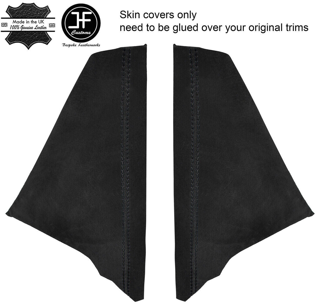 BLACK STITCH 2X DASH SIDE TRIM SUEDE COVER FOR MERCEDES VITO VIANO W639 04-12