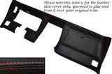 ORANGE STITCH DASH DASHBOARD LEATHER SKIN COVER FITS CORVETTE C3 1977-1982