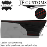 RED STITCH LEATHER 4X DOOR CARD TRIM + CAPPING COVERS FOR TOYOTA PRIUS V 11-21