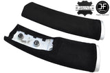 BLACK STITCH 2X DOWN TUBES SUEDE COVERS FITS BMW MINI COOPER S R50 R53 01-06