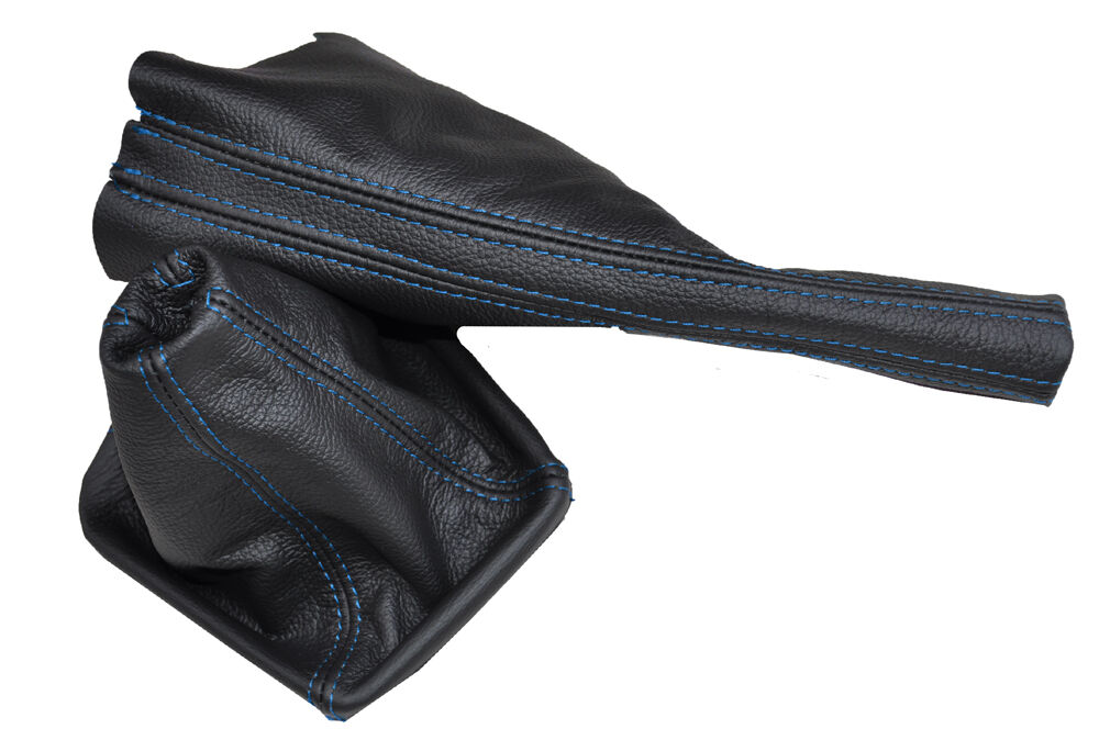 BLUE STITCH FITS VW GOLF MK3 GEAR+HANDBRAKE GAITER 1991-1998 CUSTOM NEW