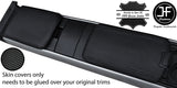 BLACK STITCHING CARBON FIBER VINYL 2X ARMREST COVERS FITS MAZDA RX8 2003-2012