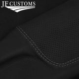 FOR HONDA S2000 GREY STITCH DOOR SILL TRIM COVER PERFORATED & TOP GRAIN LEATHER