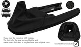 BLACK STITCH GEAR GAITER+SURROUND COVER NAPPA+SUEDE FOR PORSCHE BOXSTER 987