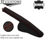 RED STITCH REAL LEATHER SLIM HANDBRAKE GAITER COVER FITS MAZDA 6 2002-2008