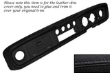 BLACK STITCH DASH DASHBOARD LEATHER COVER FITS FORD CORTINA MK2 1600GT